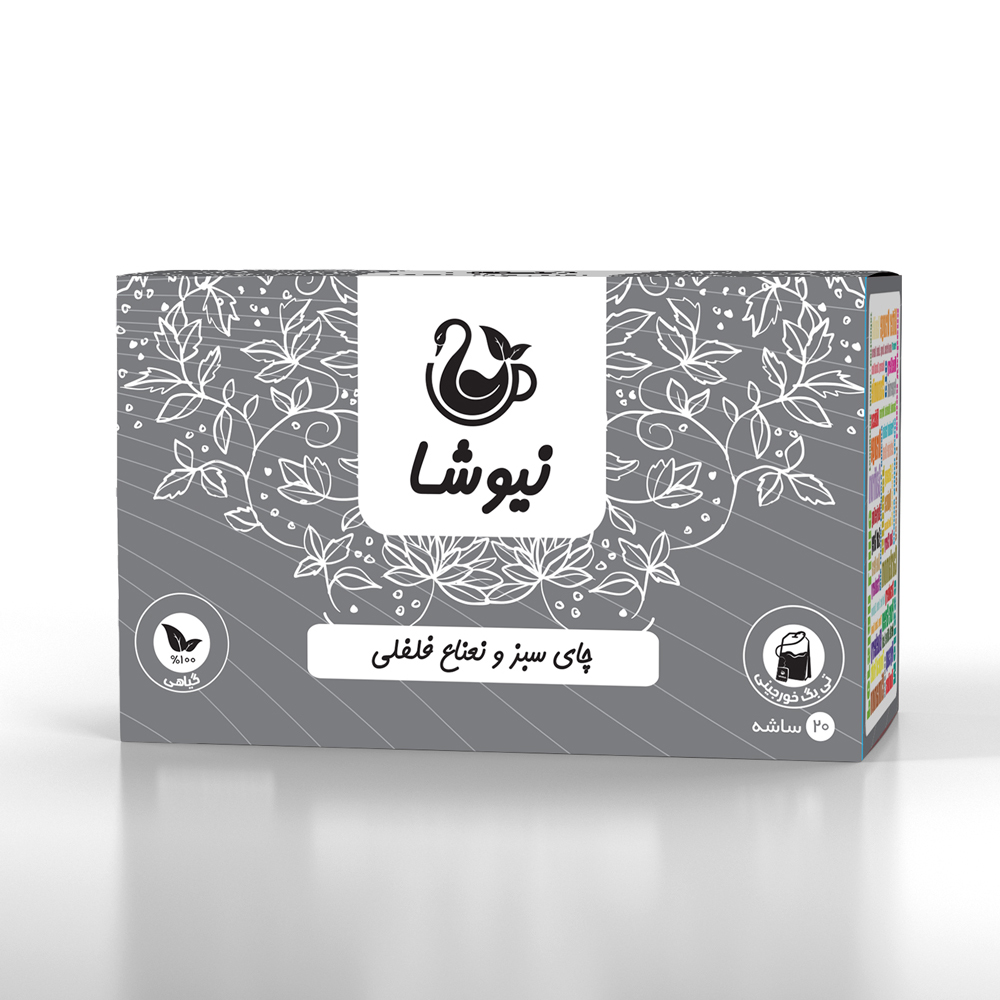 چای سبز ونعناع فلفلی نیوشا