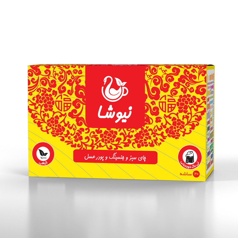 چای سبز وجنسینگ نیوشا
