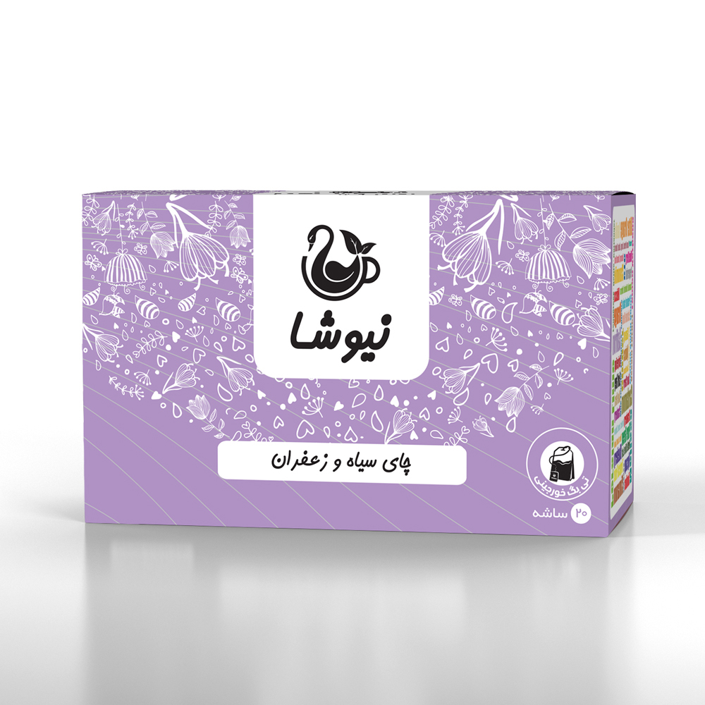 چای سیاه وزعفران نیوشا