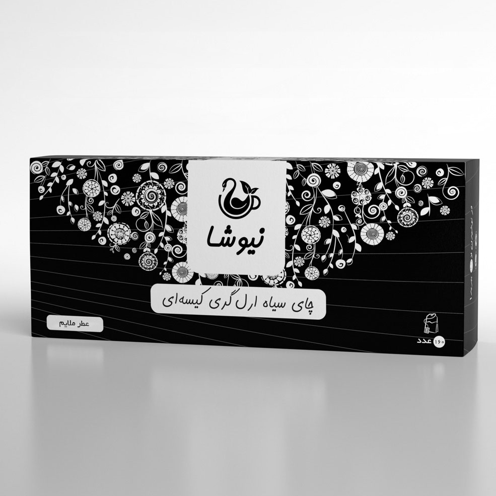 چای ارل گری کیسه ای۱۶۰ عددی - عطر ملایم نیوشا